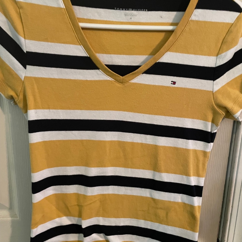 Tommy Hilfiger White, Navy, Yellow T-shirt